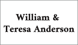 William and Teresa Anderson